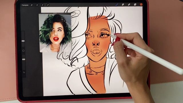 Как нарисовать СТИКЕР за 5 минут| Как схитрить при рисовании.