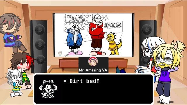 TS!UnderSwap React || Part 2|| Undertale AU react смотреть онлайн