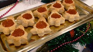 ТАРТАЛЕТКИ ИЗ СЛОЕНОГО ТЕСТА "ПРАЗДНИЧНЫЕ"