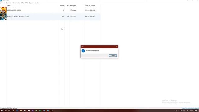 como solucionar error de actualizar The Legend of Zelda Breath Of The Wild (cemu 1.16.1) смотреть онлайн
