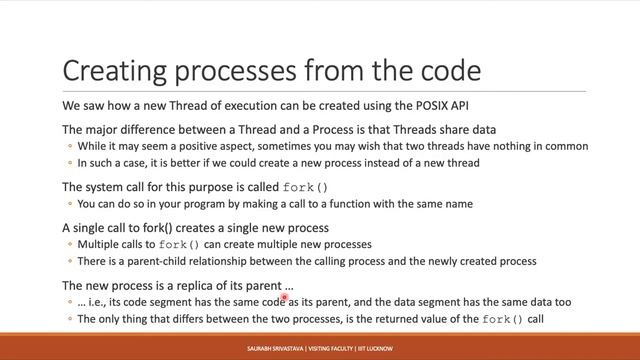 Object Oriented Methodology | Recorded Lecture 10.1 | Shared Memory and Forking смотреть онлайн