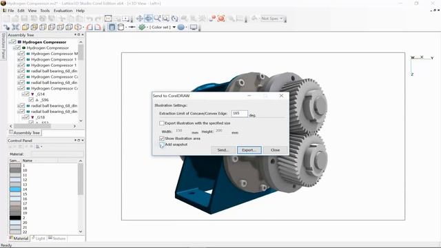 Преобразование 3D моделей в иллюстрации с использованием Lattice3D Studio Corel Edition смотреть онлайн
