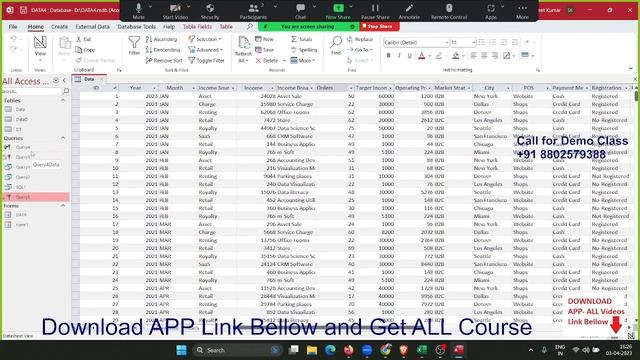 SQL Query in Access 2021 смотреть онлайн