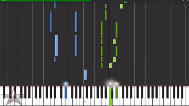 JJ Lin - Back to Back Piano Tutorial [100% speed] (Synthesia) смотреть онлайн