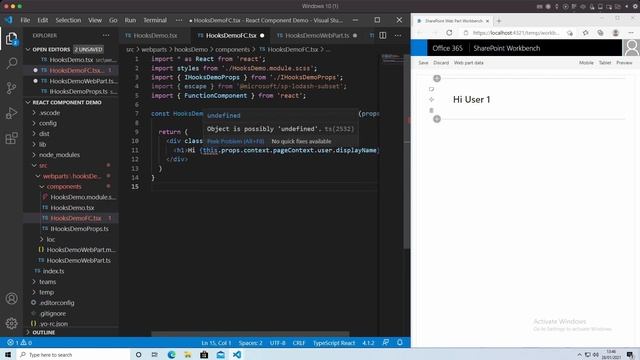 SPFx and ReactJS Hooks! | SharePoint Framework Power Tip смотреть онлайн