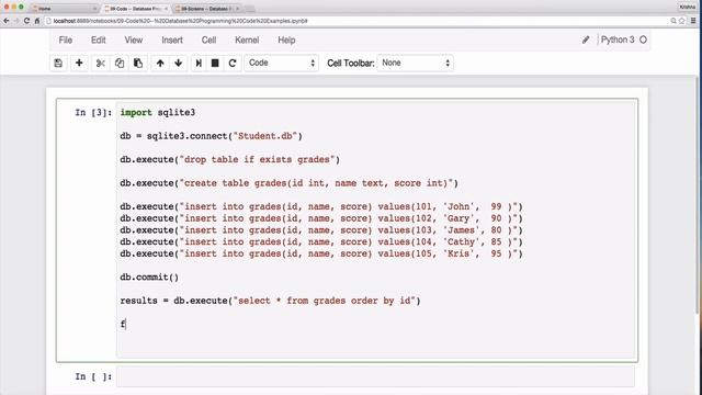 Python3 -- 52. Creating, Inserting & Retrieving Table Data смотреть онлайн