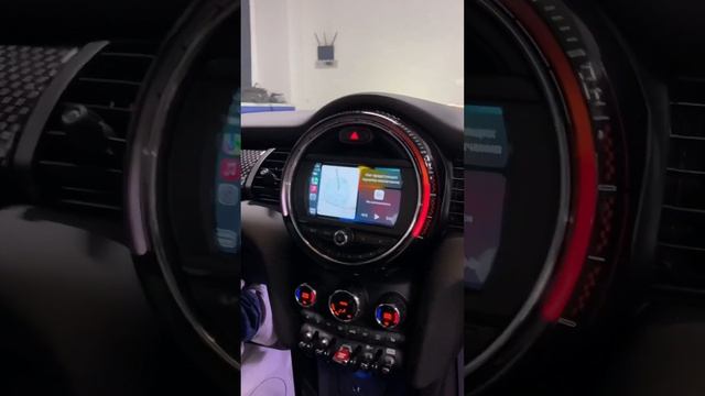 Установка CarPlay в Mini Cooper #дооснащение #carplay #minicooper