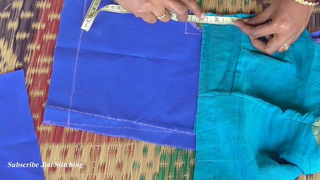 Lining blouse cutting and stitching method for beginners смотреть онлайн