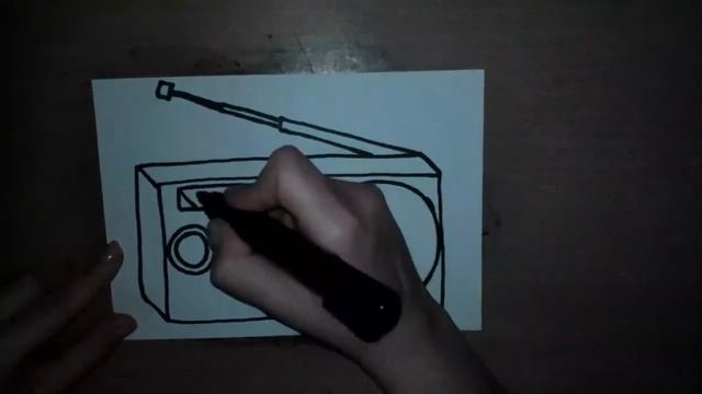 How to draw a radio - Как нарисовать радио Как нарисовать милые рисунки смотреть онлайн