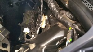 Работа привода заслонок отопителя на Солярис дорестайл после смазки механизма