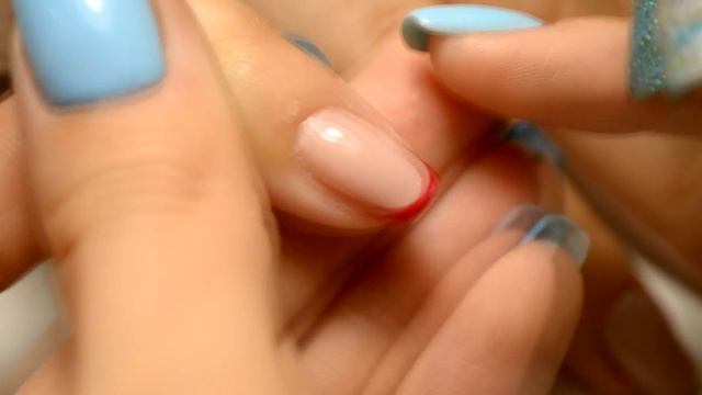 Маникюр Пошагово на Клиенте / Красный ФРЕНЧ Гель Лаком / Татьяна Бугрий смотреть онлайн