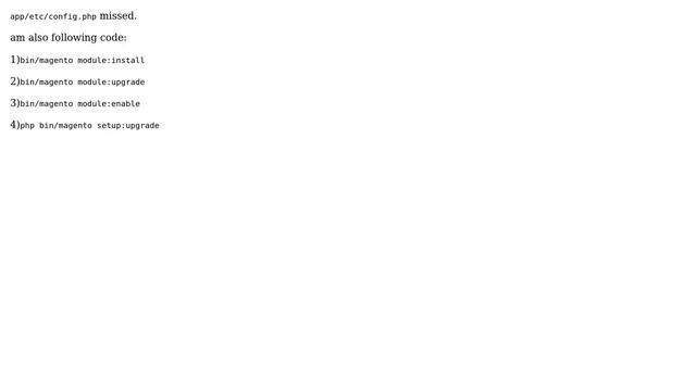 Magento: config.php missed in my app/etc directory (2 Solutions!!) смотреть онлайн