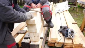 Веранда из бруса на 150  | Каркасный пристрой к дому и две веранды .Часть 3