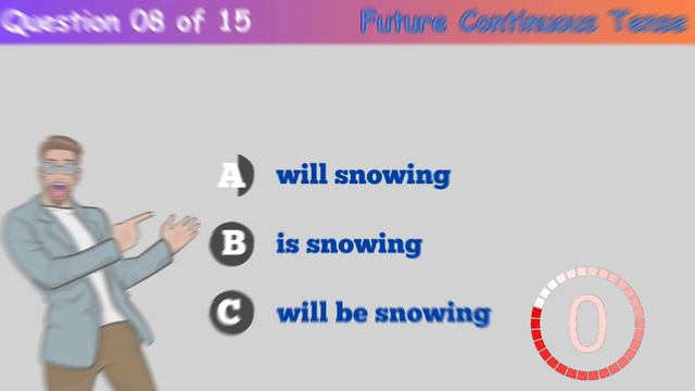 Future Continuous Tense English Grammar Test Examples смотреть онлайн