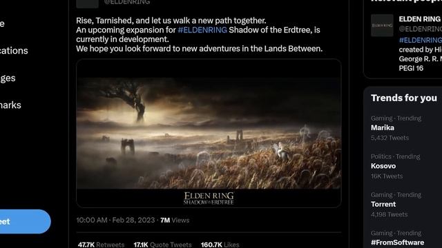 NEW Elden Ring DLC SHADOW OF THE ERDTREE has been REVEALED смотреть онлайн