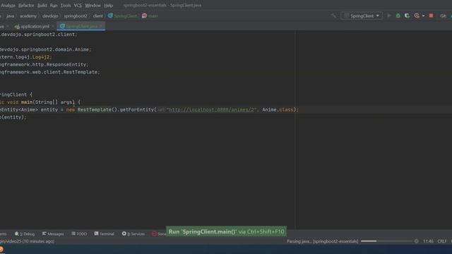 Spring Boot 2 Essentials 26 - RestTemplate getForObject e getForEntity смотреть онлайн