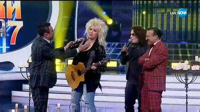 Петя Буюклиева и Дичо като Ozzy Osbourne and Lita Ford - „Close My Eyes Forever” смотреть онлайн