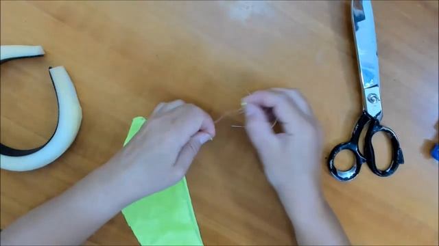 DIY/МК/ Как сделать объемный обруч своими руками.  Volumetric Hoop