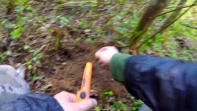 Поиск монет с металлоискателем на усадьбе / поиск золота / поиск клада / поиск сокровищ / коп смотреть онлайн