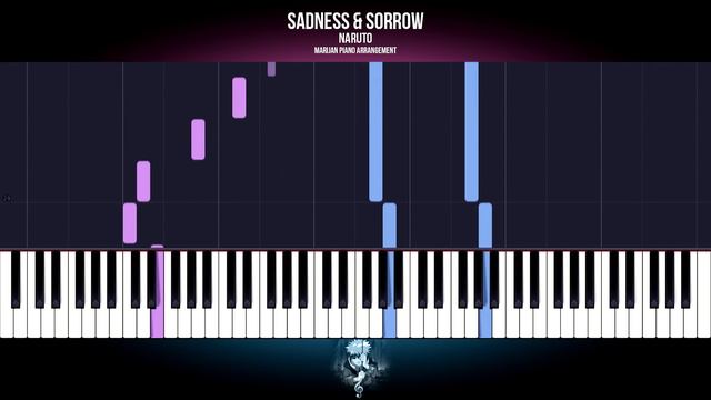 How To Play: Naruto - Sadness & Sorrow | SLOW Piano Tutorial + Sheets смотреть онлайн