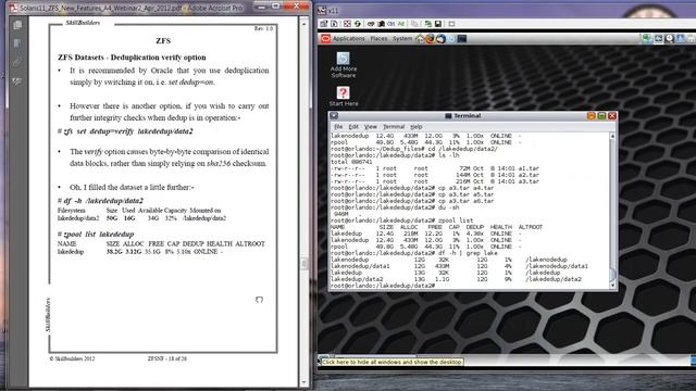 Solaris 11 New Features - ZFS File System Enhancements - Part 2 of 2 смотреть онлайн