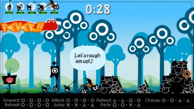 Patapon 3 Walkthrough pt 1: Training Grounds - Advanced Attack смотреть онлайн