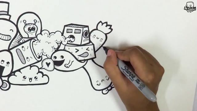 Дудлинг Рисуем монстриков смотреть онлайн