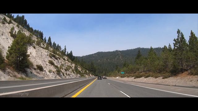 Lake Tahoe to Carson City 4K Scenic Mountain Drive in Nevada | Sierra Nevada Mountains смотреть онлайн