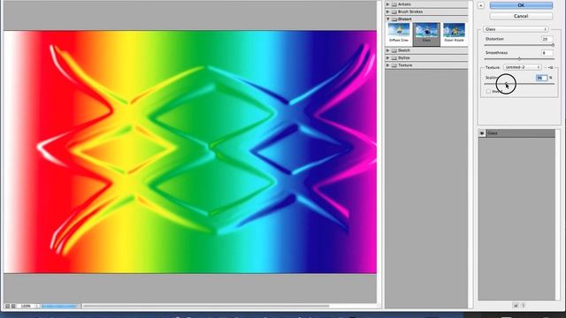 Photoshop shapes and displacement glass смотреть онлайн