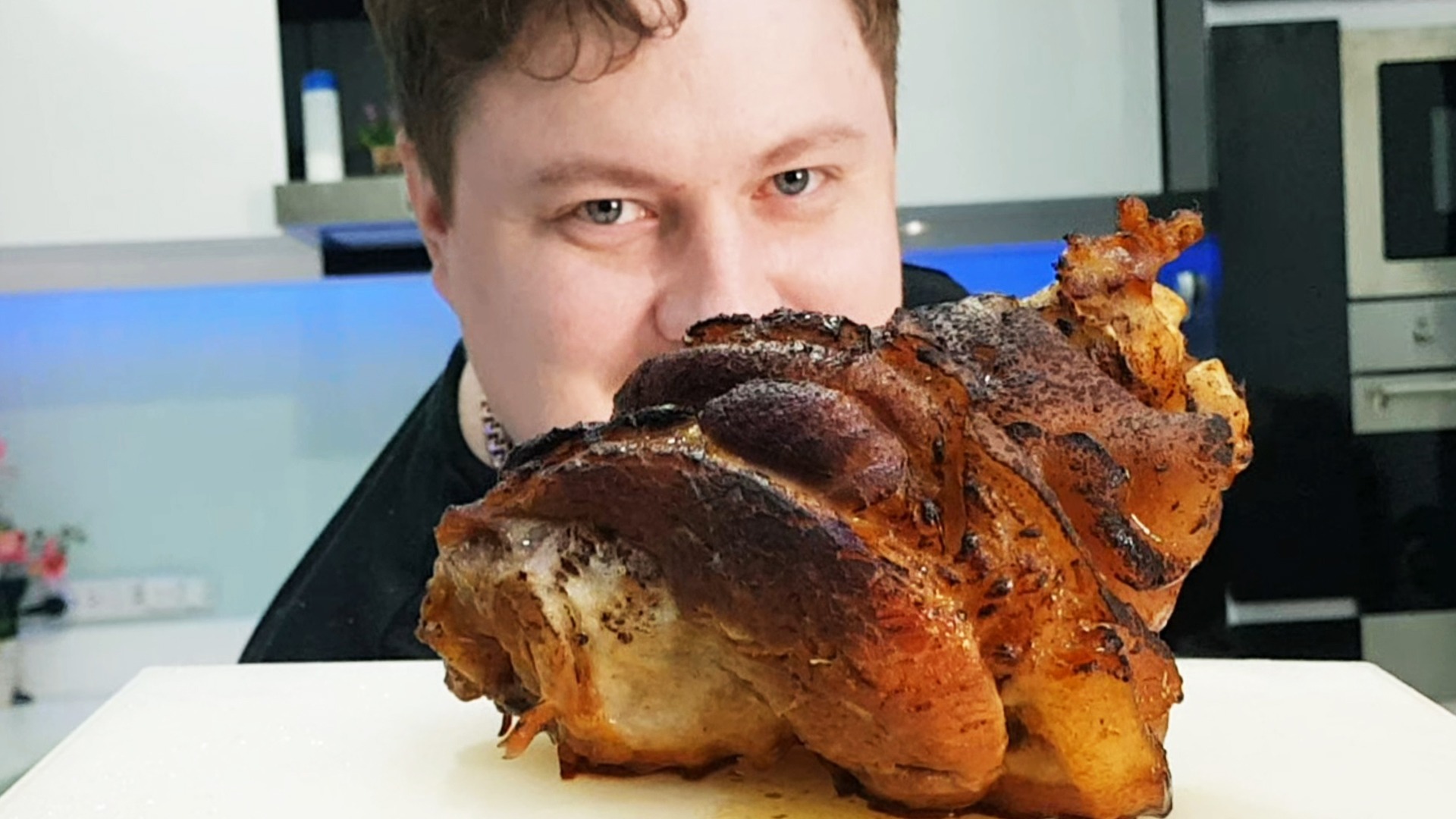 Рулька в Пиве и медово-горчичной глазури. Вепрево колено.