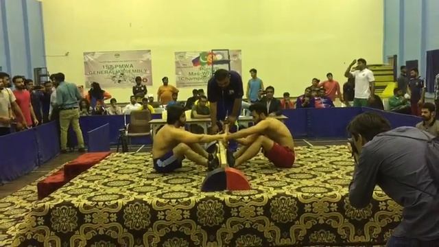 Mas wrestling. Talha Khan win silver in 80kg class . смотреть онлайн