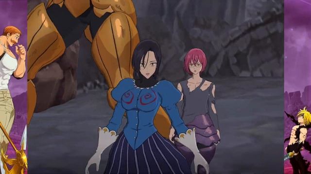 Эсканор против Мелиодаса | Seven Deadly Sins: Grand Cross смотреть онлайн