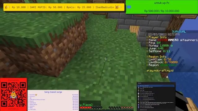 minecraft Live now Stream Indonesia mencoba SURVIVE 100 HARI di minecraft hardcore custom room #489 смотреть онлайн