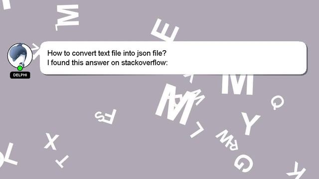 How to convert text file into json file? смотреть онлайн