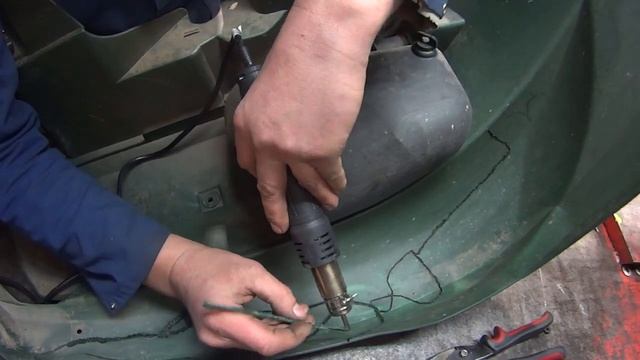 СУПЕР РЕМОНТ ПЛАСТИКА Yamaha Grizzly 700 БЕЗ ШПАКЛЕВКИ И ПОКРАСКИ. смотреть онлайн