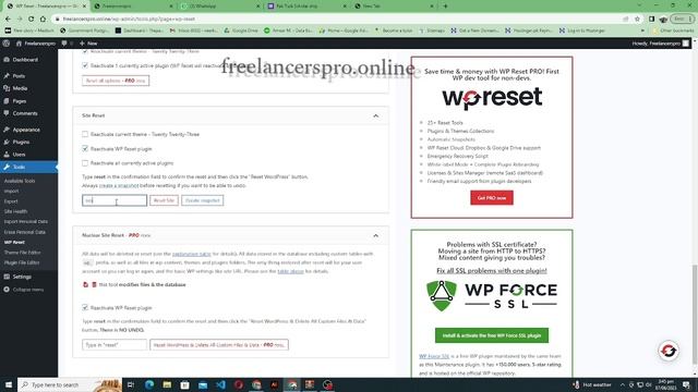How to Reset WordPress Site || How To Delete WordPress website Data 2023 || wp Reset plugin #web смотреть онлайн