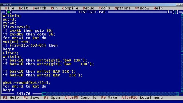 TEST GIT. Компьютерная программа для создания до 720 вариантов контрольной работы (приоритет) смотреть онлайн