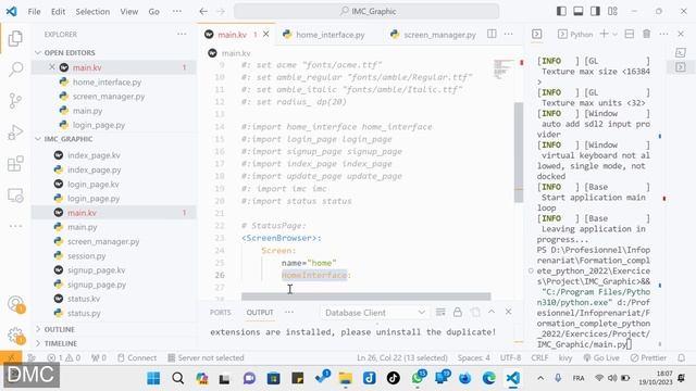 Projet Final Kivy : Etape II (la logique du code) Partie 2 смотреть онлайн