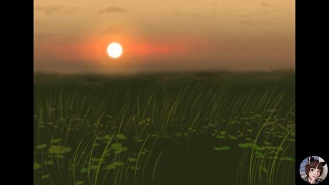 Summer Flower Fields Procreate Process смотреть онлайн