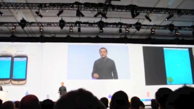 Androiod 2.2 benchmark demo at Google I/O 2010 смотреть онлайн