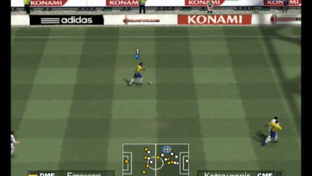 Pro Evolution Soccer 2007 ... (PS2) Gameplay смотреть онлайн