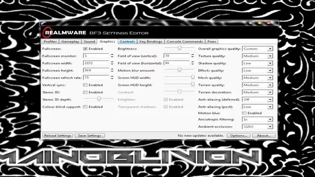 Realmware's Battlefield 3 Settings Editor 2013/2014 (Download Link) смотреть онлайн