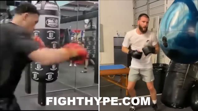 DAVID BENAVIDEZ VS. CALEB PLANT SIDE-BY-SIDE TRAINING COMPARISON | POWER, SPEED, & SKILLS смотреть онлайн