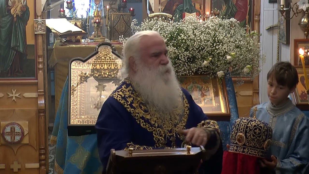 Покрова Пресвятой Богородицы. Первосвятительское слово после чтения Евангелия 14_10_22 смотреть онлайн