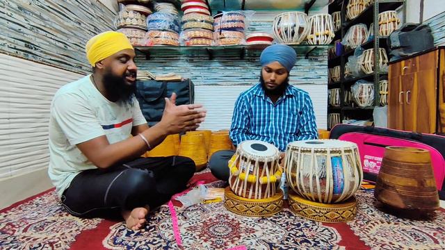 | Professional Pair | 5.75" Tabla D#/E Scale | Original Bombay Hand Made Bayan | With Accessories смотреть онлайн