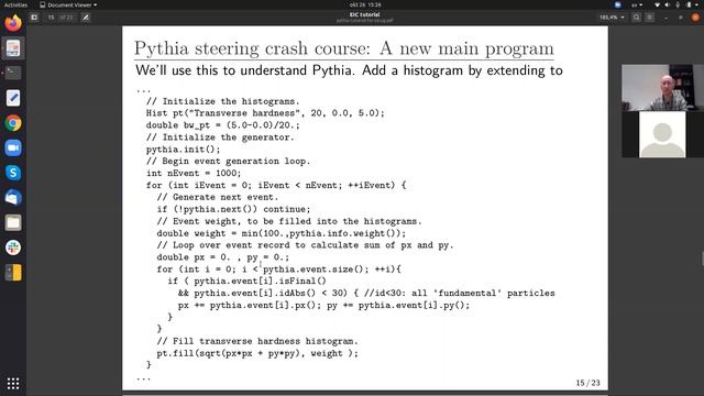 EIC Software Tutorial: Pythia 8 смотреть онлайн