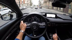 2022 Mazda 3 [2.0 SkyActiv-X 186 HP] |0-100| POV Test Drive #1383 Joe Black