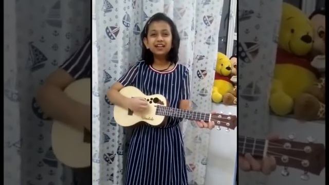 Girl play guitar#cute kids смотреть онлайн