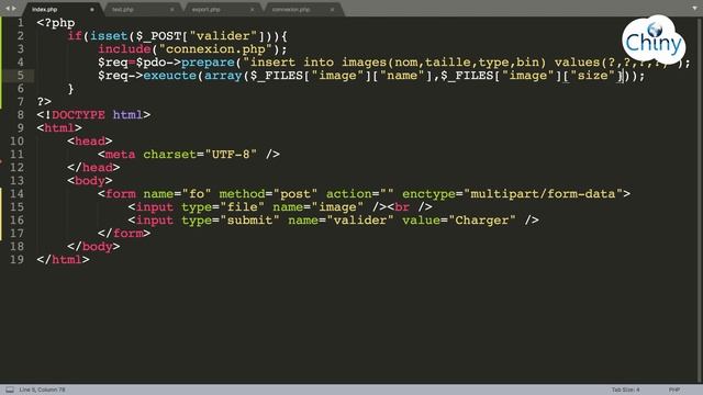 Astuce #3: Stocker les images dans une base de données смотреть онлайн