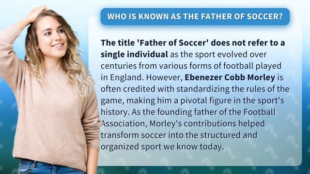 Who is known as the father of soccer? смотреть онлайн